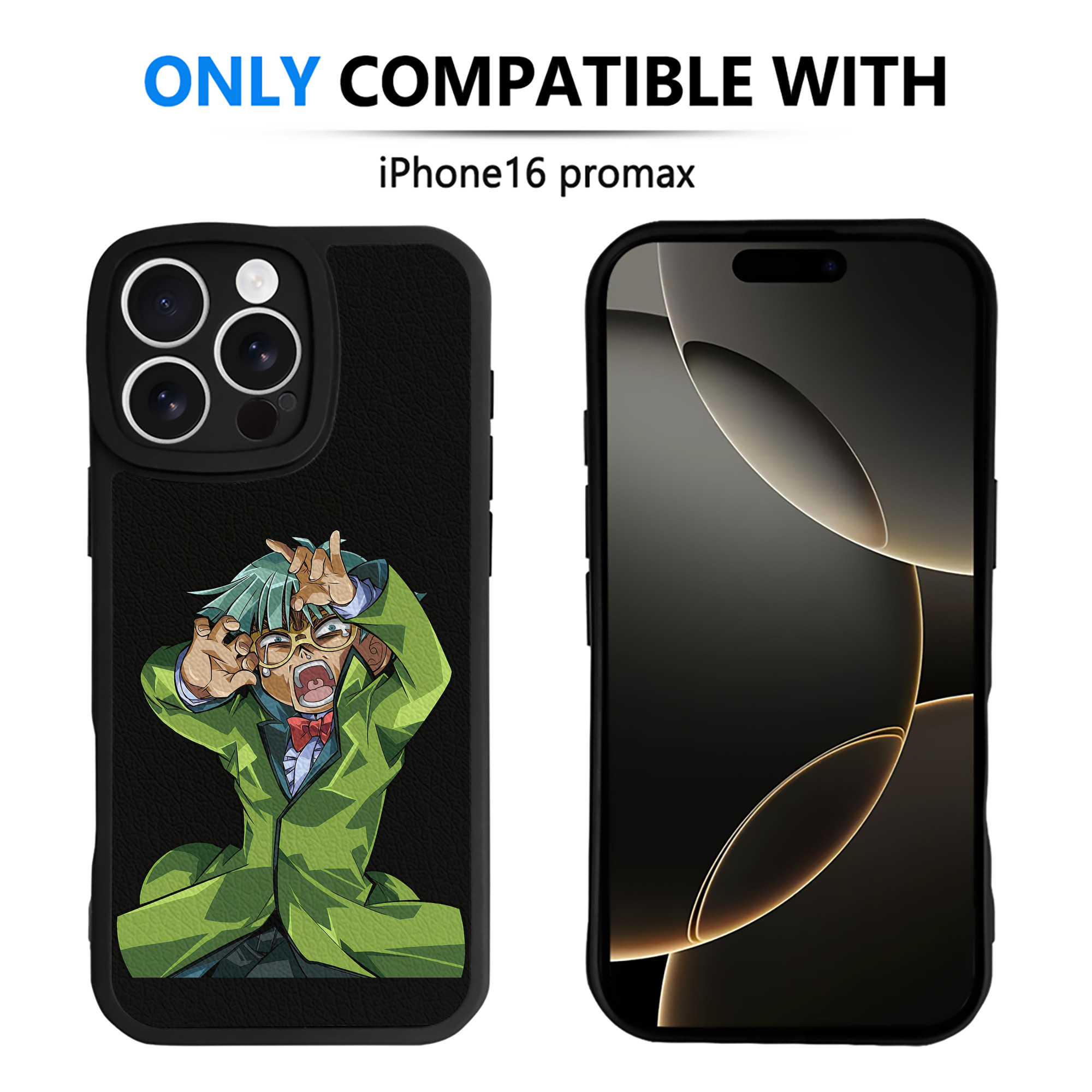 （画像用） 遊☆戯☆王 Yu-Gi-Oh! 【iPhone 16シリーズ対応】シリコンスマホケース（レザー調） 材質：シリコン